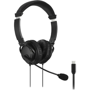 KENSINGTON K97457WW Headset - Black, Black