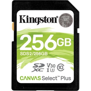 Kingston Canvas Select Plus 256GB Class 10 UHS-I SDXC Memory Card