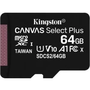 Kingston Canvas Select Plus 64GB MicroSD Memory Card