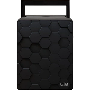 KUHLA K8CLR1001B-1030 Mini Cooler - Black Hexagon, Black,Patterned
