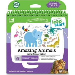 View product details for the LEAPFROG LeapStart Level 3 Amazing Animals Activity Book