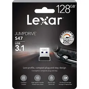 128GB Lexar JumpDrive S47 USB 3.1 flash drive