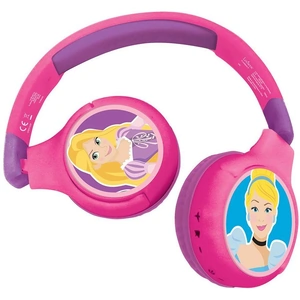 LEXIBOOK HPBT010DP Wireless Bluetooth Kids Headphones - Disney Princess, Pink