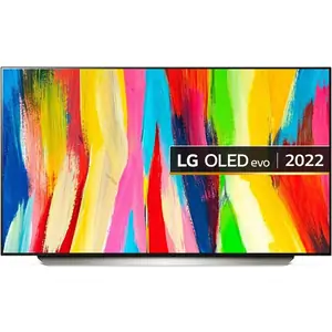 48 LG OLED48C26LB Smart 4K Ultra HD HDR OLED TV with Google Assistant & Amazon Alexa, Silver/Grey