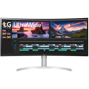 LG 38WN95C-W computer monitor 96.5 cm (38") 3840 x 1600 pixels UltraWide Quad HD Black Silver White