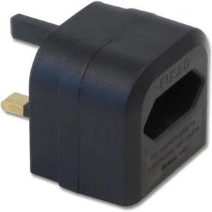 View product details for the Lindy 73070 Black power plug adapter