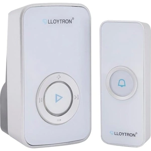 LLOYTRON MIP3 B7531WH Doorbell Chime - White, White