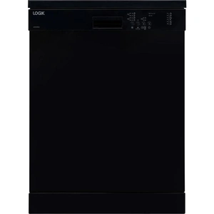 LOGIK LDW60B22 Full-size Dishwasher - Black, Black