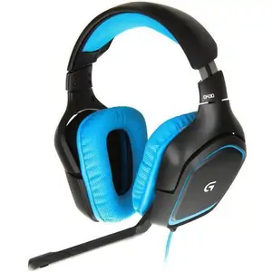 Logitech G430 gaming wireless Headphones with microphone - Blue/Black