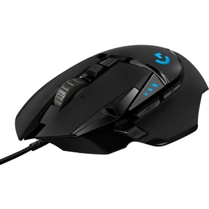 LOGITECH G502 Hero Optical Gaming Mouse, Black