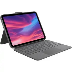 LOGITECH Combo Touch 10.9Ó iPad Keyboard Folio - Grey, Silver/Grey