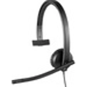 Logitech H570e Wired Mono Headset - Over-the-head - Supra-aural - 31.50 Hz - 20 kHz - USB