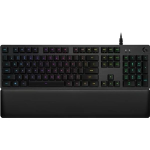 Logitech G G513 CARBON LIGHTSYNC RGB Mechanical Gaming Keyboard GX Brown Full-size (100%) USB Mechanical QWERTY RGB LED Carbon
