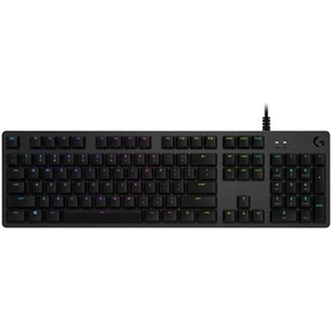 Logitech G G512 CARBON LIGHTSYNC RGB Mechanical Gaming Keyboard with GX Brown switches Full-size (100%) USB Membrane QWERTY RGB LED Carbon