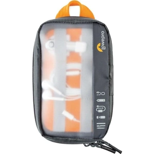 LOWEPRO GearUp Pouch Accessory Case - Mini, Grey & Orange