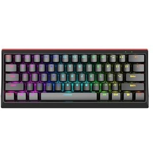 Marvo Scorpion KG962-UK USB Mechanical gaming Keyboard with Red Mechanical Switches 60% Compact Design with detachable USB Type-C Cable Adjustable Rainbow Backlights Anti-ghosting N-Key Rollover