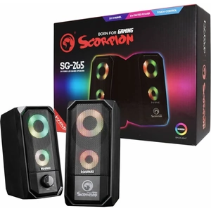 Marvo Scorpion SG-265 Black with RGB LED Stereo Gaming Speakers