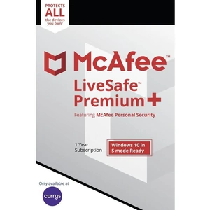 Mcafee LiveSafe Premium - 1 year for unlimited devices (download)