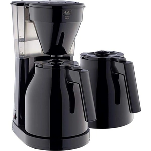 Melitta Easy Top Therm II Filter Coffee Machine with Spare Jug - Black