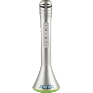 TOYRIFIC TY5899SV Mi-Mic Portable Bluetooth Karaoke Microphone Speaker - Silver, Silver/Grey