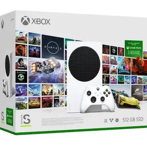 MICROSOFT Xbox Series S & 3 Months of Xbox Game Pass Ultimate Bundle - 512 GB SSD, White