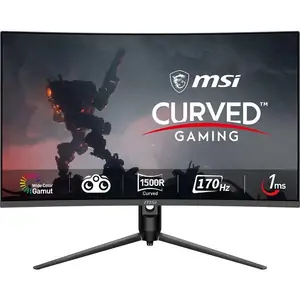MSI G32CQ5P Quad HD 32 Curved VA LCD Gaming Monitor - Black, Black