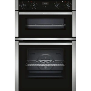 NEFF N50 U1ACE5HN0B Electric Double Oven - Stainless Steel, Stainless Steel