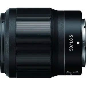 NIKON NIKKOR Z 50 mm f/1.8 S Standard Prime Lens, Black