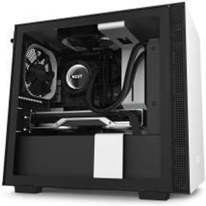 NZXT H210I Compact Mini-ITX Chassis - Tempered Glass White