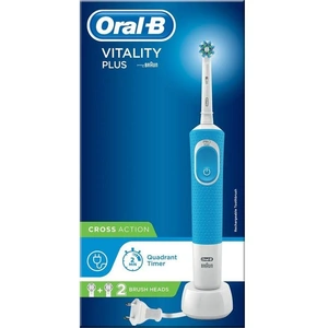 ORAL B Vitality Plus Cross Action Electric Toothbrush, Blue