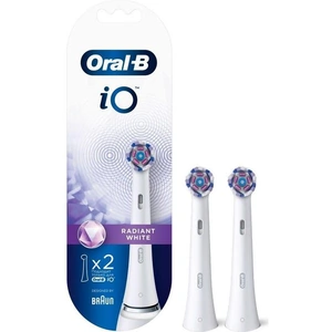 ORAL B Radiant White Replacement Toothbrush Head - Pack of 2, White