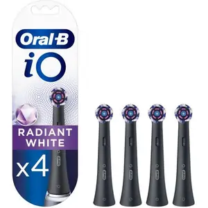 ORAL B iO Radiant White Replacement Toothbrush Head - Pack of 4, White