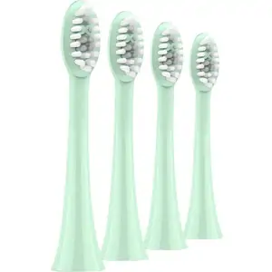 ORDOLIFE Sonic Replacement Toothbrush Head - Pack of 4, Mint Green, Green
