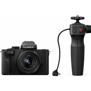 PANASONIC Lumix DC-G100 Mirrorless Camera with G Vario 12-32 mm f/3.5-5.6 Asph. Mega O.I.S. Lens & Tripod Grip, Black