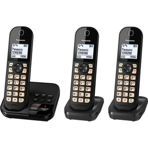 PANASONIC KX-TGC463EB Cordless Phone - Triple Handsets