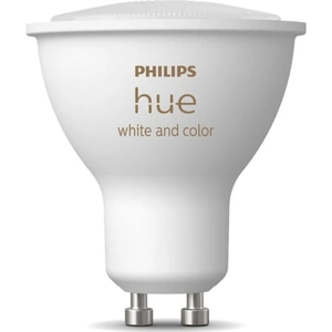 PHILIPS HUE White & Colour Ambiance Bluetooth LED Bulb - GU10, White