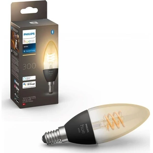 PHILIPS HUE Filament Bluetooth Candle LED Bulb - E14, 300 Lumens, White