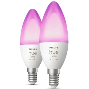 Philips Hue Colour Candle Smart Bulb - E14 (2-Pack)