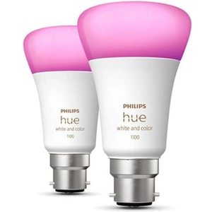 Philips Hue White and colour ambience A60 B22 smart bulb 1100 (2-pack)