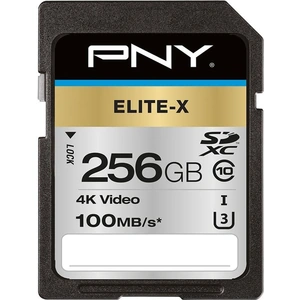 PNY Elite-X Class 10 SDXC Memory Card - 256 GB