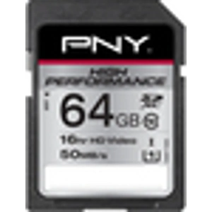 View product details for the PNY Elite Performance 64 GB SDXC - Class 10/UHS-I - 100 MB/s Read - 65 MB/s Write - 1 Card/1 Pack