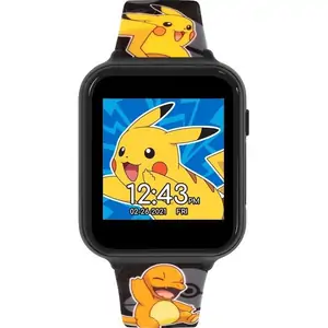 Pokemon REFLEX ACTIVE Pok ?mon Interactive Smart Watch for Kids - Black, Yellow,Black,Patterned