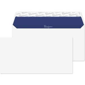 Blake Premium Pure Wallet Envelope DL Peel and Seal Plain 120gsm Super White (Pack 500)