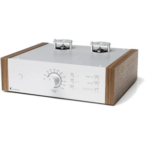 Pro-Ject Pro Ject Tube Box DS2 preamp Walnut and Silver