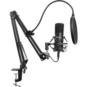 PROSOUND PROS-04AUA Microphone & Boom Arm - Black, Black