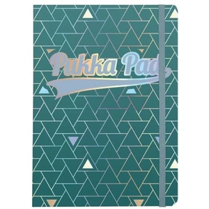 Pukka Pad Glee A5 Casebound Card Cover Journal Ruled 96 Pages Green (Pack 3)