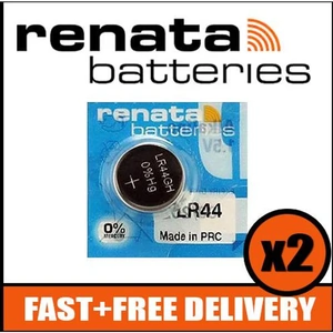 2 x Renata LR44 Watch Battery 1.5v - Official Renata Watch Batteries