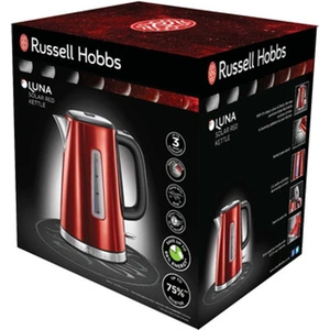 Russell Hobbs 23210 LUNA 1 7 Litre Kettle in Red 3 0 kW Quiet boil