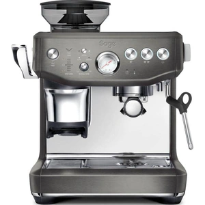 SAGE Barista Express Impress Bean to Cup Coffee Machine - Black Stainless Steel, Stainless Steel
