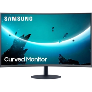 SAMSUNG LC32T550FDUXEN Full HD 32" Curved LED Monitor - Grey, Silver/Grey